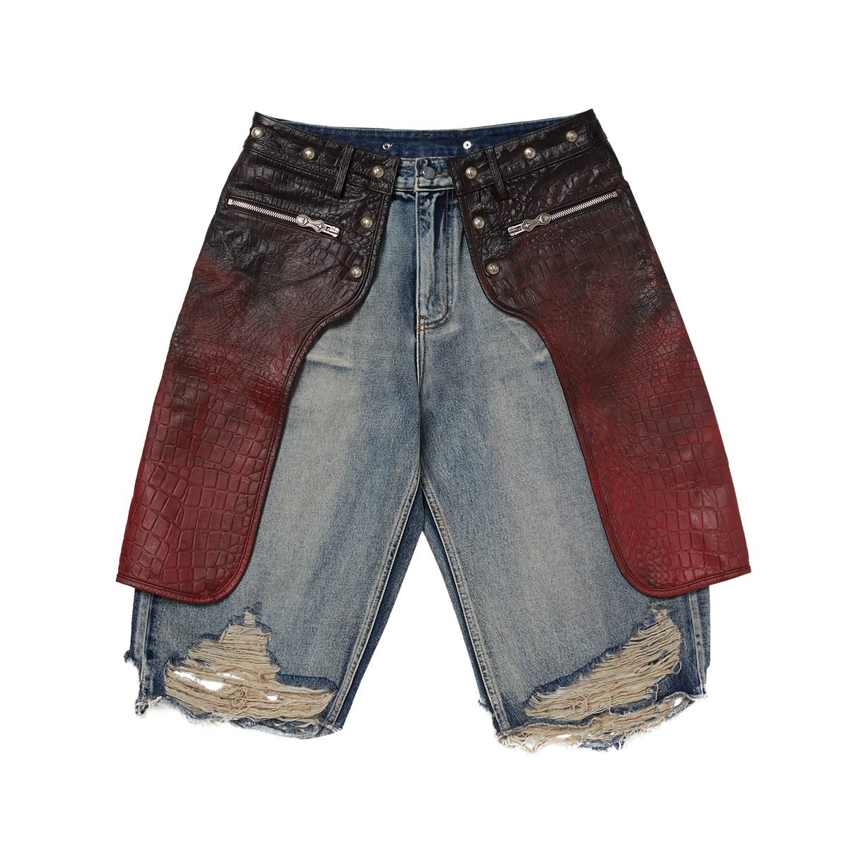 FILA x TC Dragon Leather Denim Mix Short