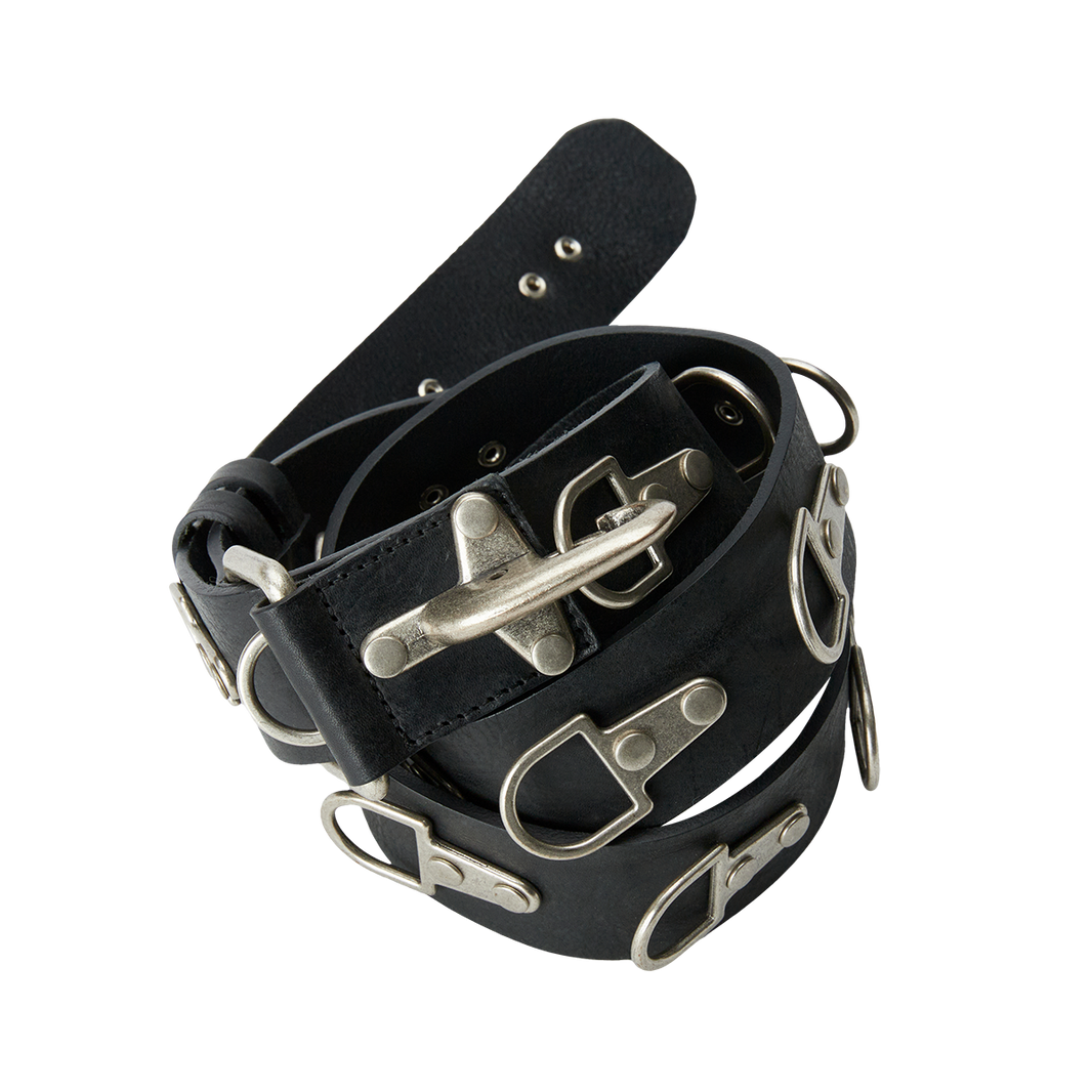 Full Metal Leather Belt