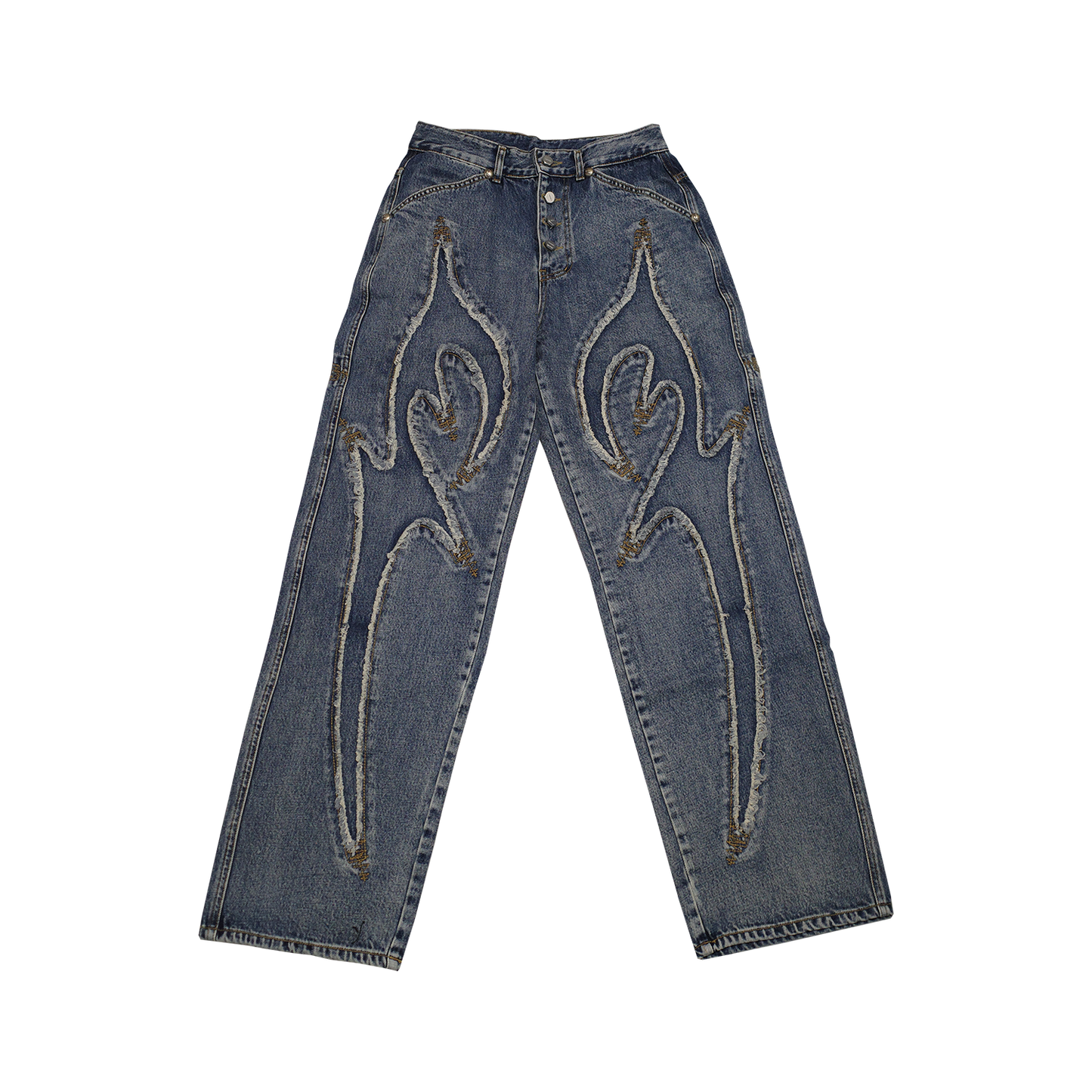 Tribal Denim Pants