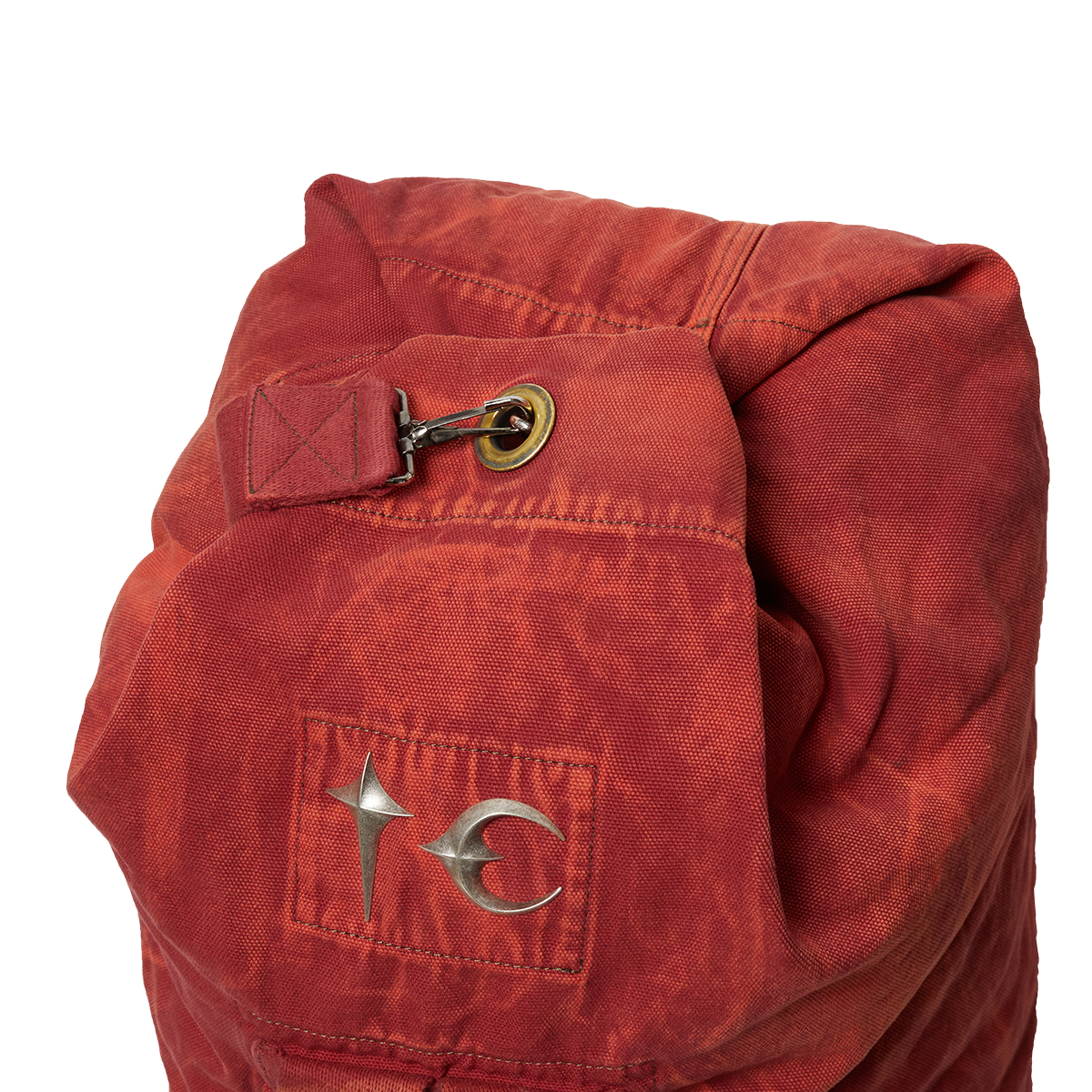 TWO TONE WASHED CANVAS DUFFLE BAG
