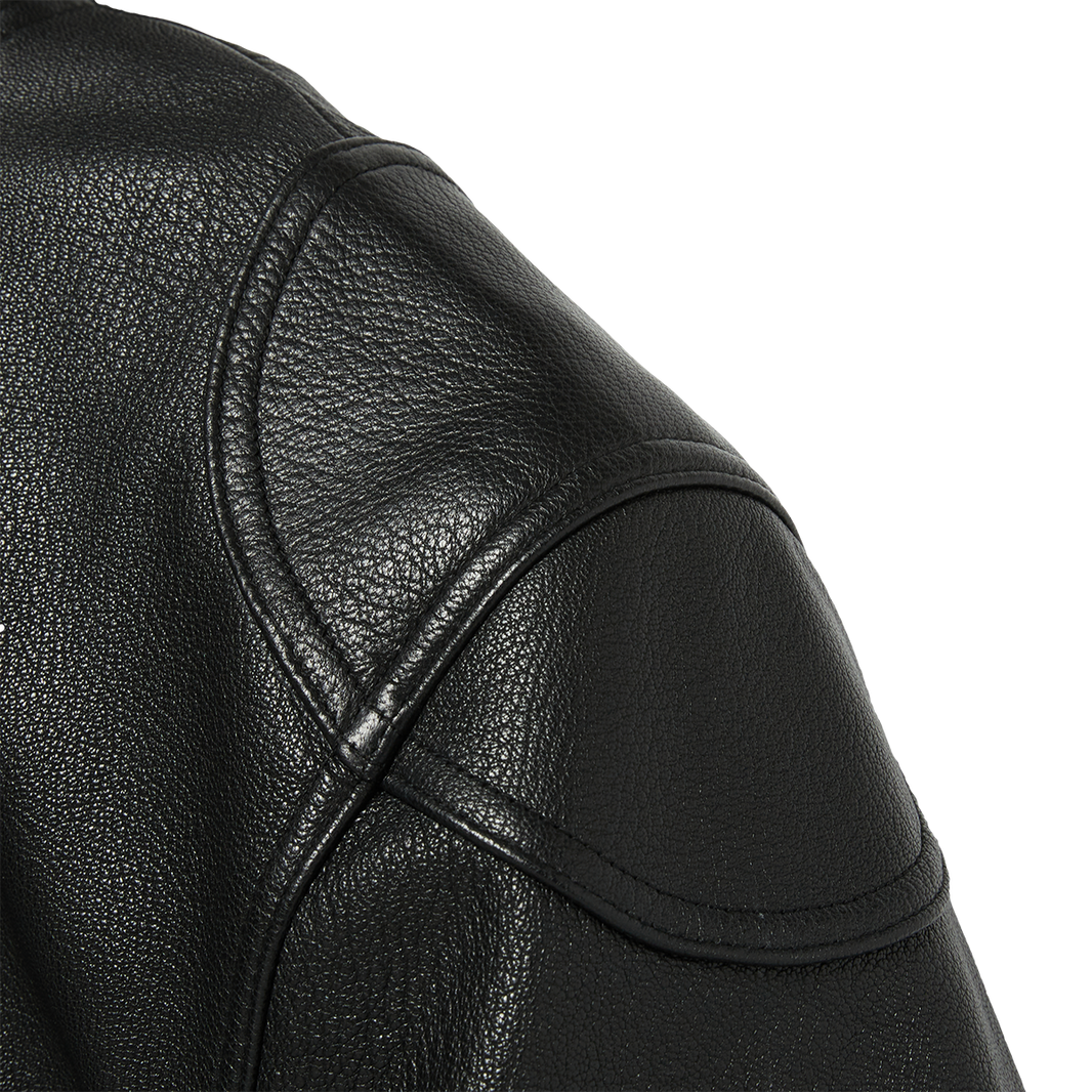TC HOTHEAD THREE RIDING SKULL LEATHER JACKET