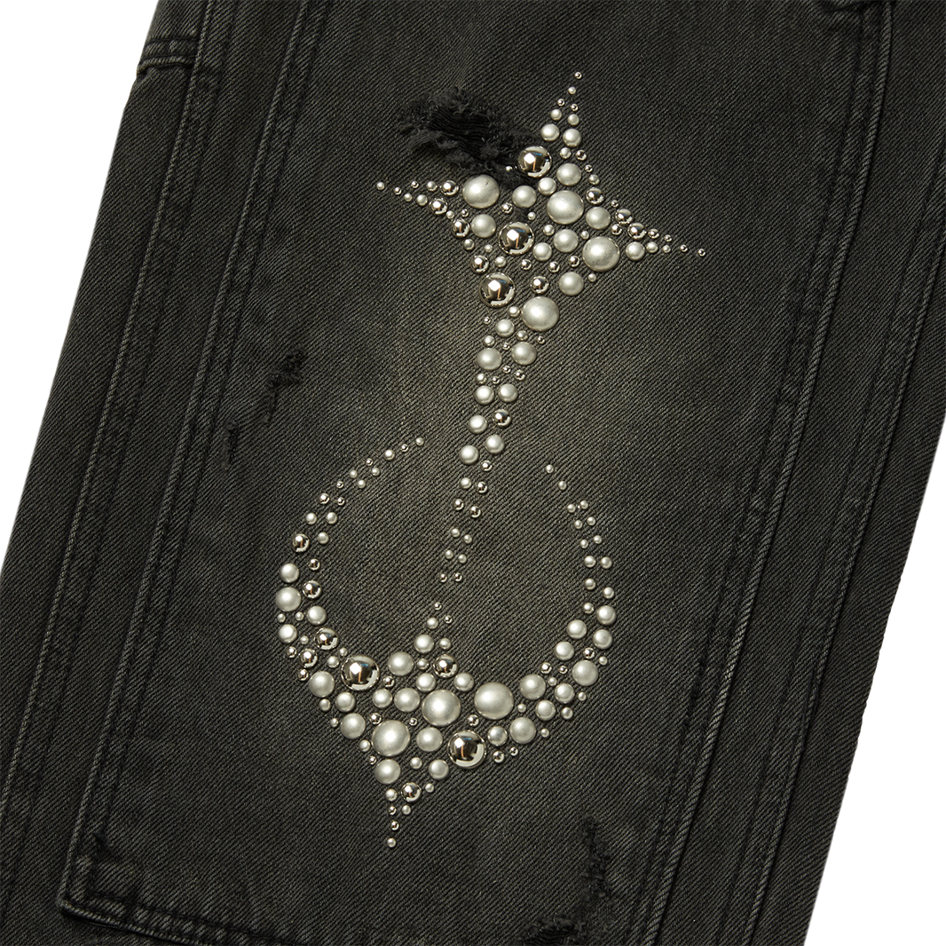 STUDED KNEE CARPENTER PANTS