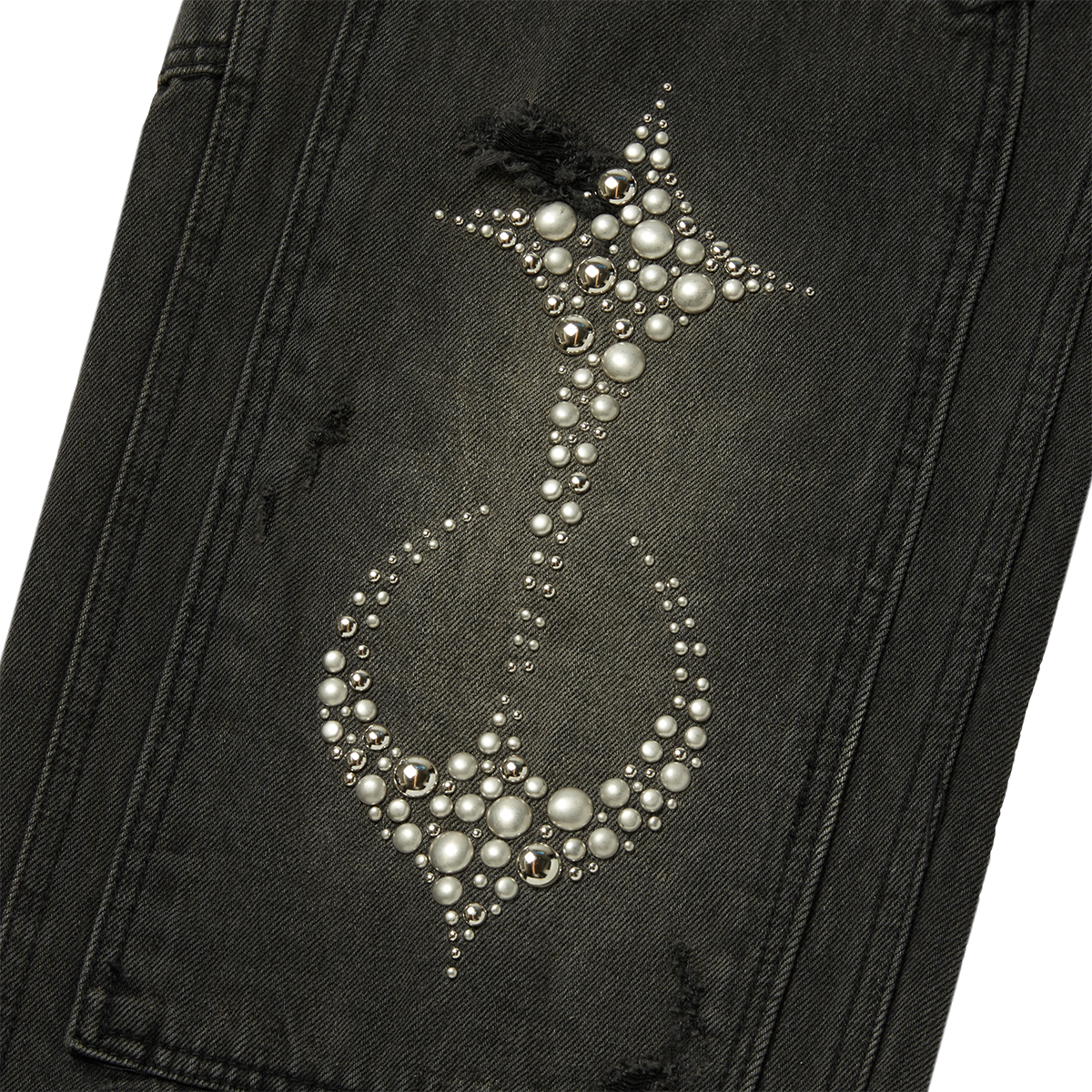 STUDED KNEE CARPENTER PANTS
