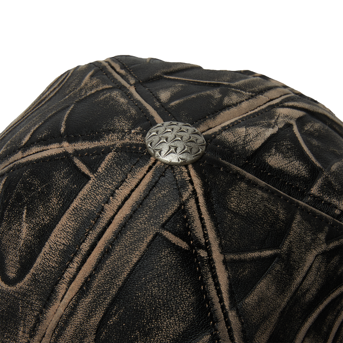 TC LEATHER CHOPPER CAP