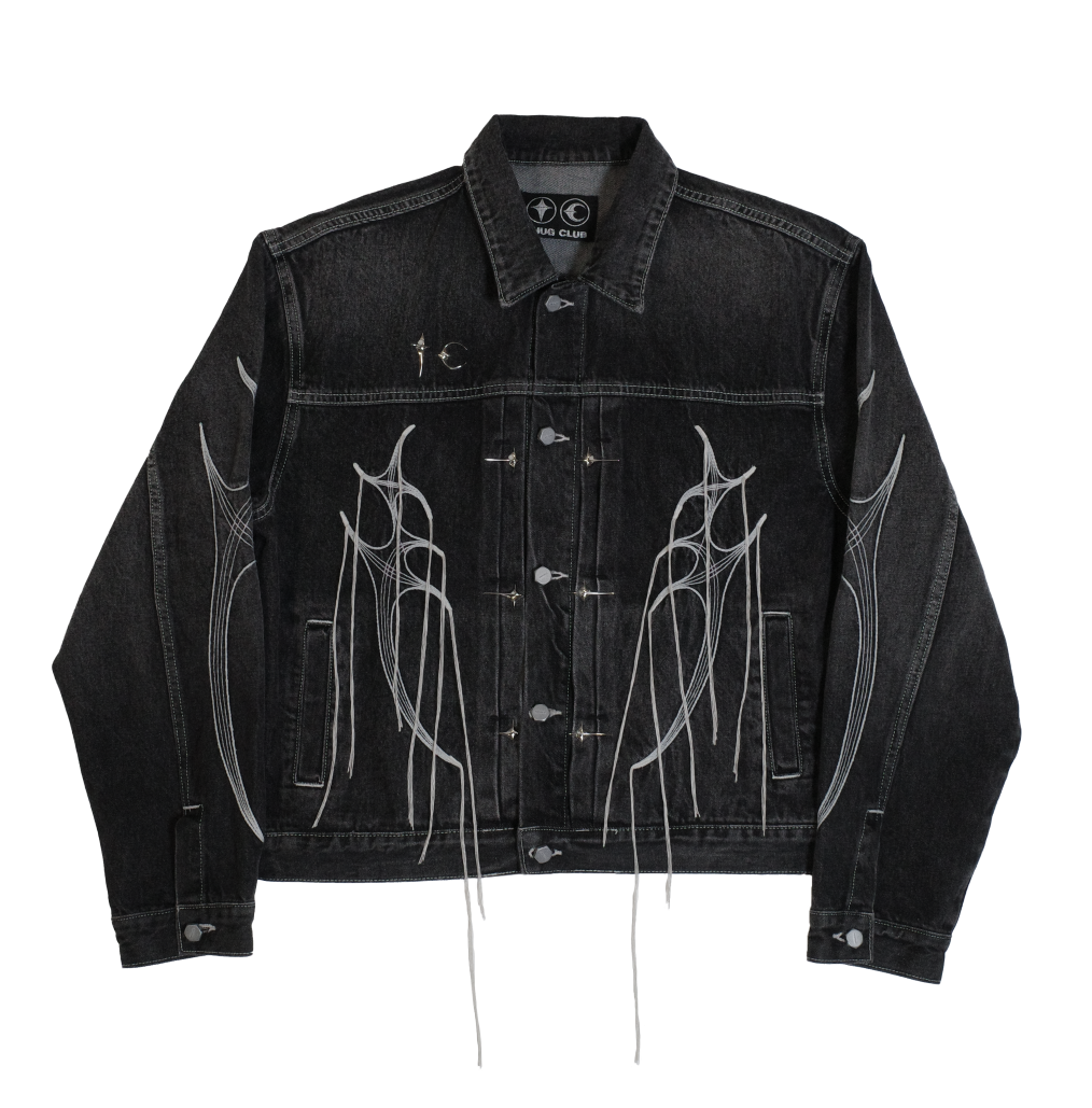 Tribal Tree Denim Jacket