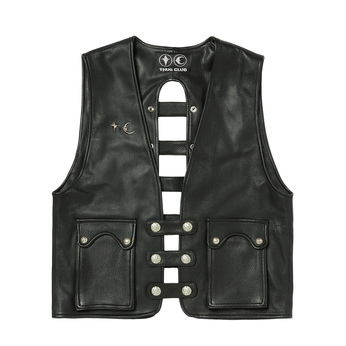 Goat Skin Leather Vest