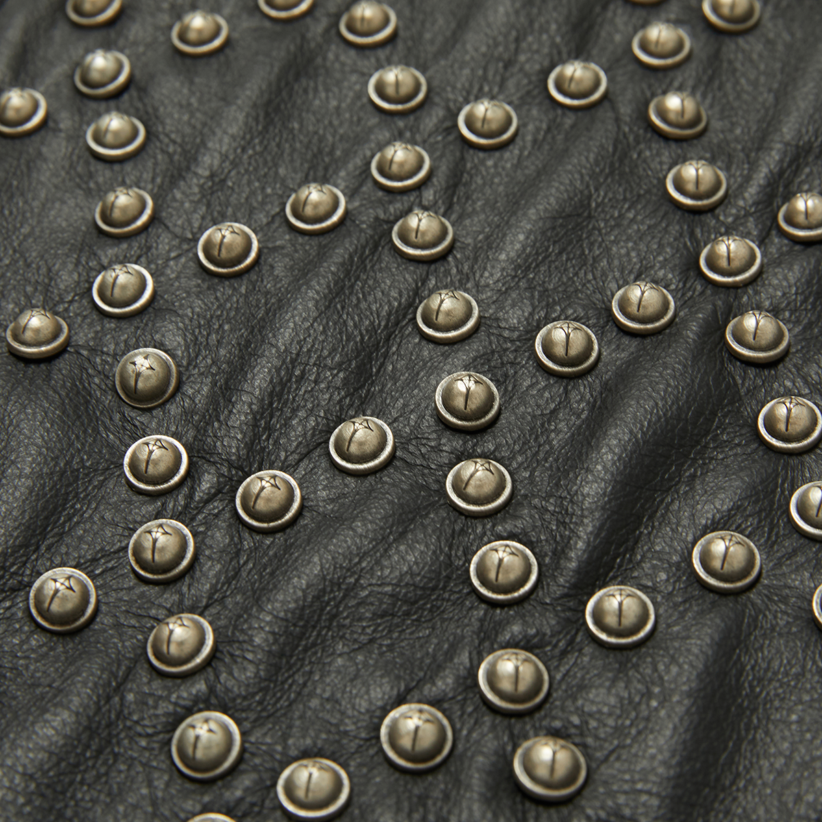 TC LEATHER STUDED WORK PANTS