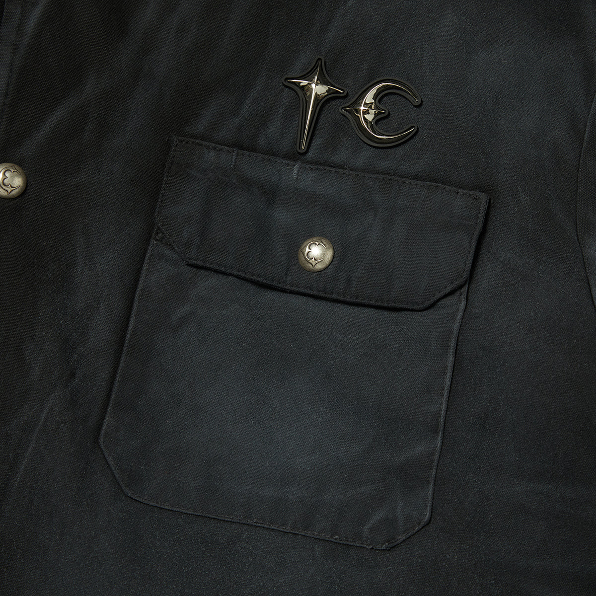 TAINTED CREED SCARF HOODED SHIRT