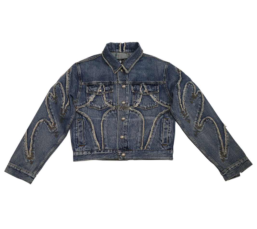 Denim Tribal Jacket