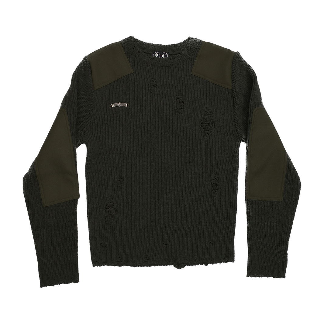 Berlin Destroyed Patch Knits