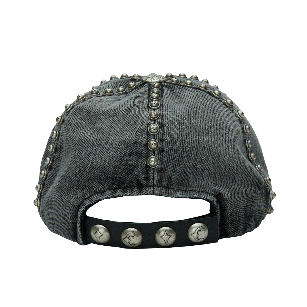 Studded Denim cap