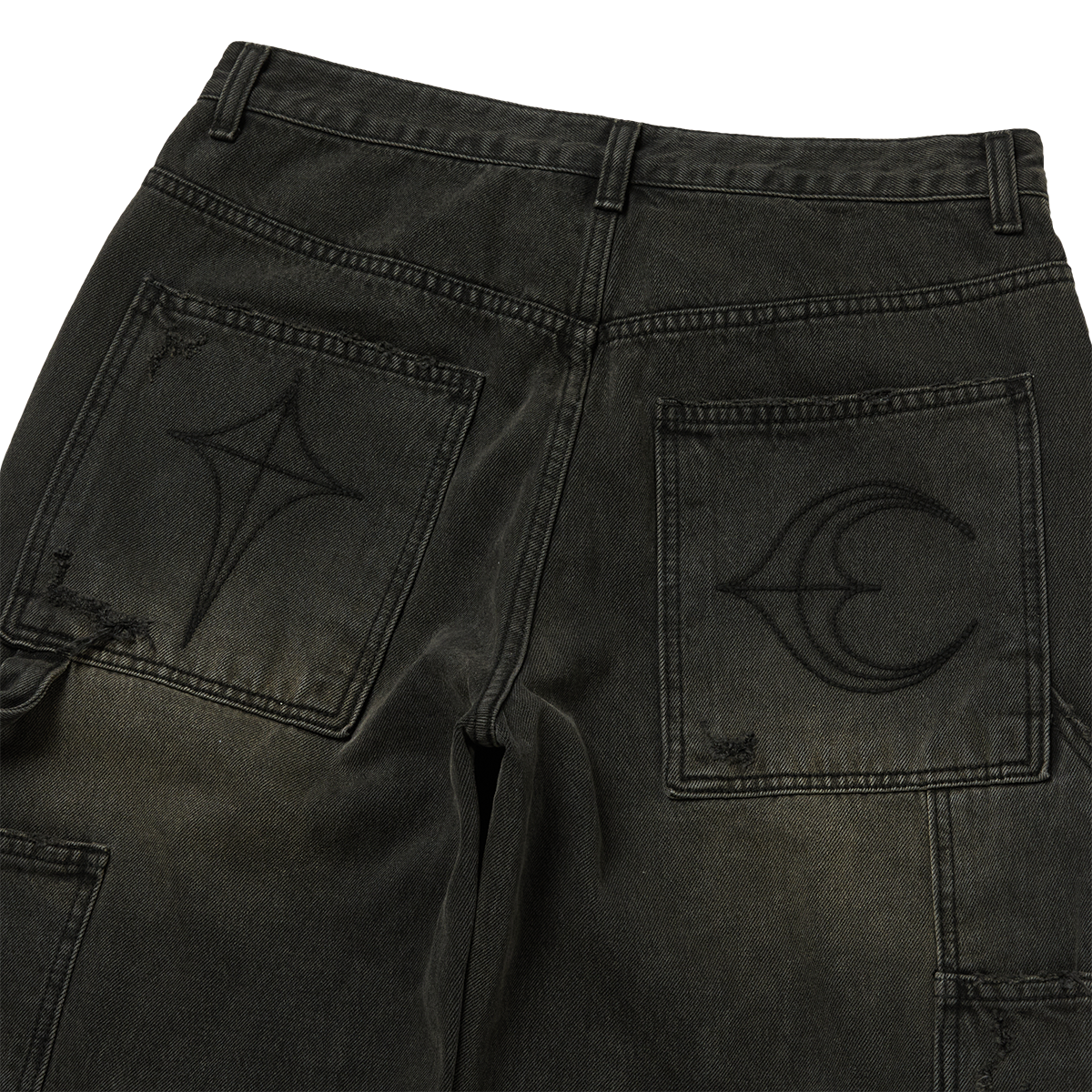 STUDED KNEE CARPENTER PANTS
