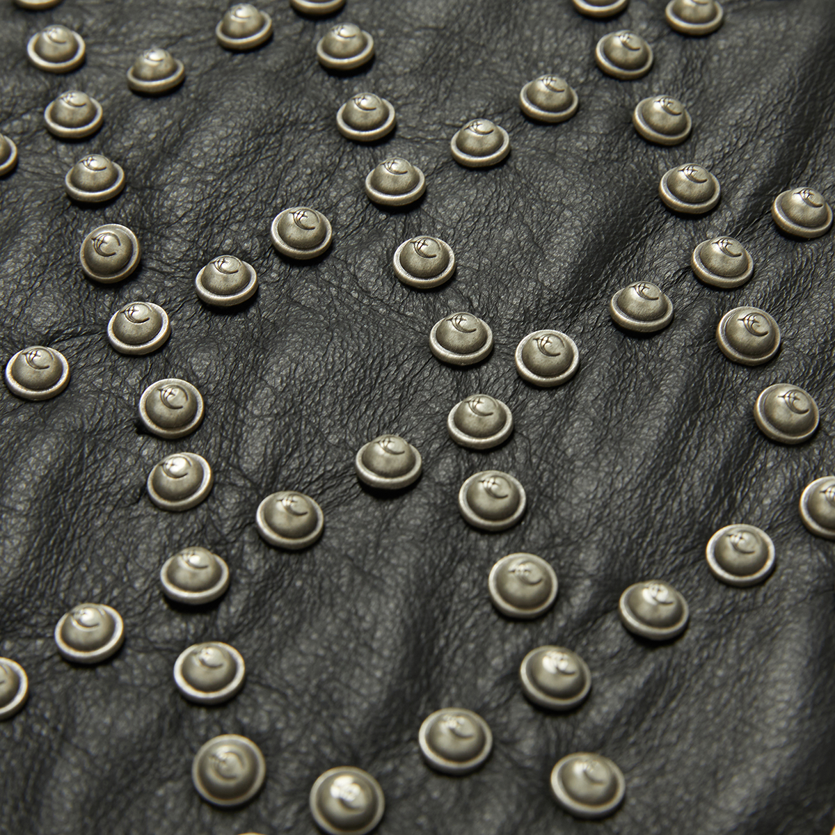 TC LEATHER STUDED WORK PANTS