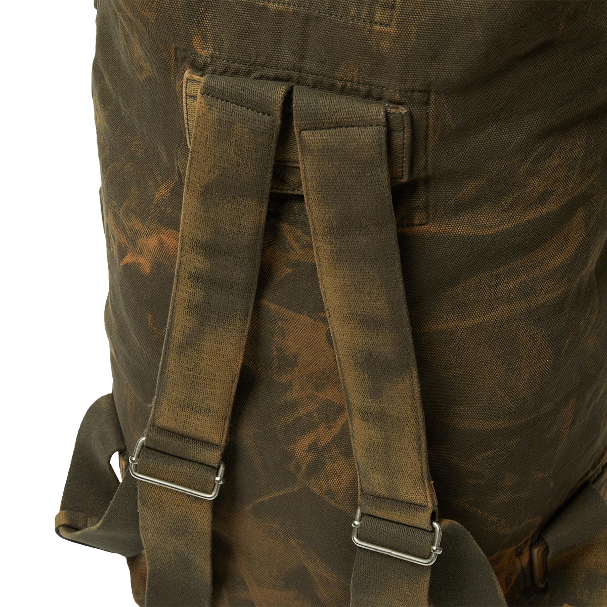 TWO TONE WASHED CANVAS DUFFLE BAG