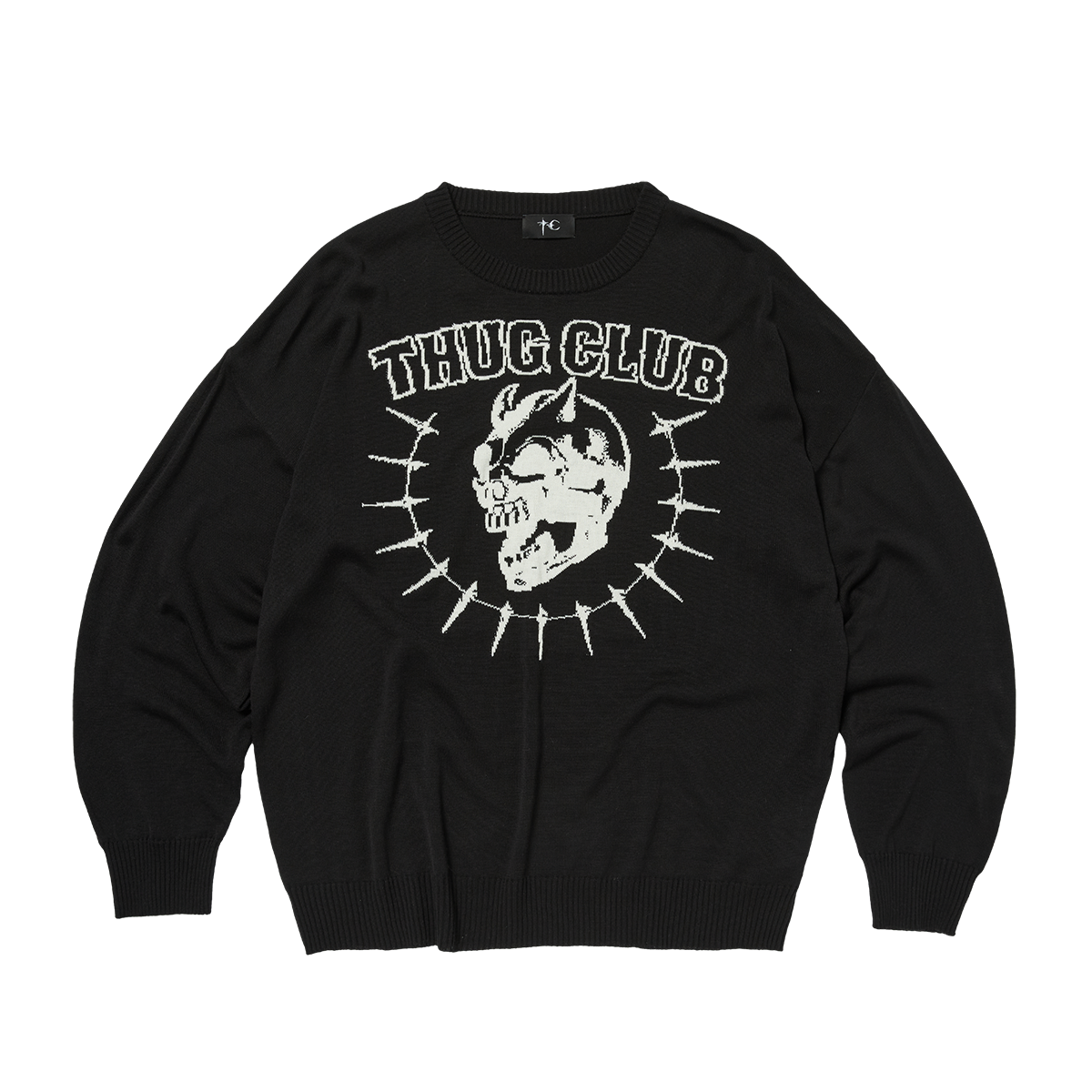 TC RIDING SKULL KNIT SWEATER