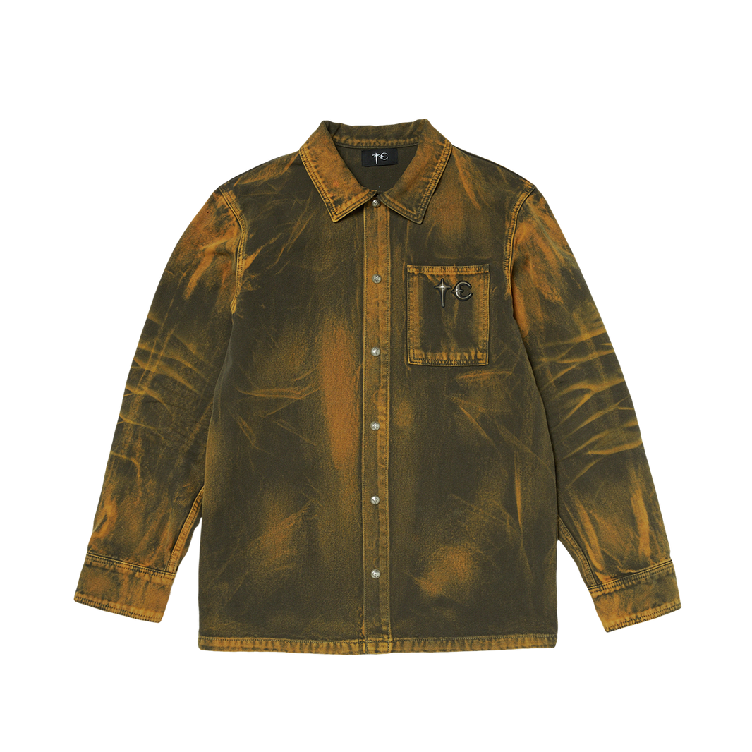 TC TWO TONE WASHED SHIRT