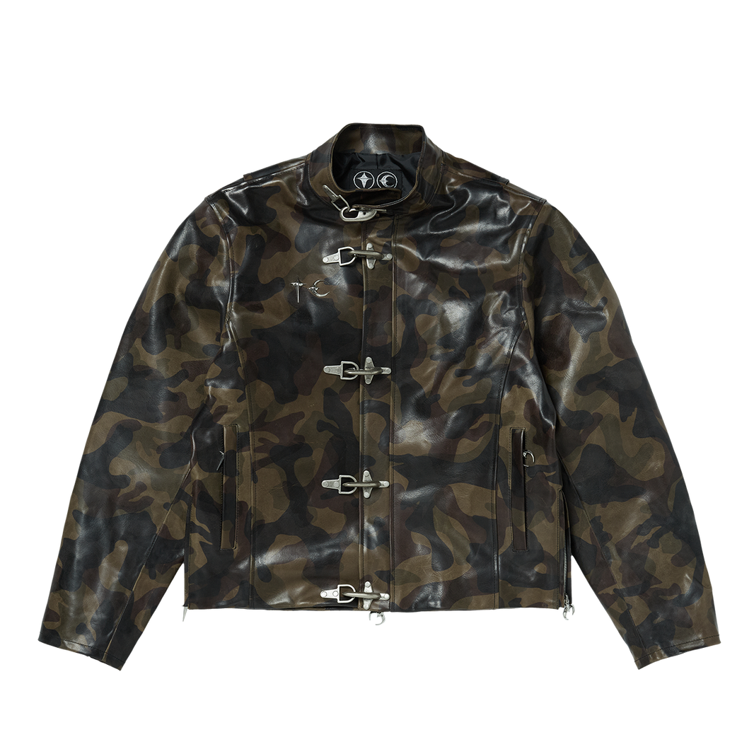 Camo Leather Jacket