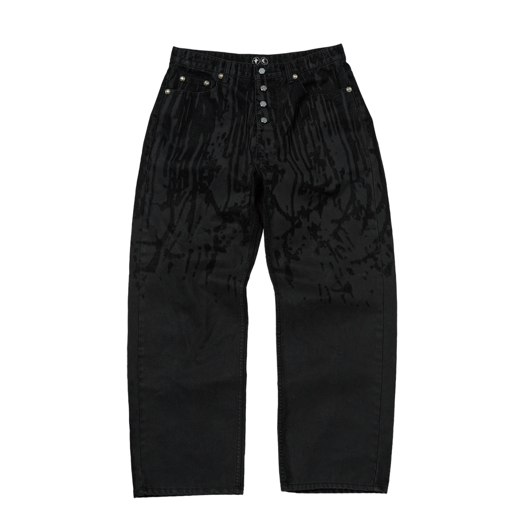 Blood Lazered Denim Pants