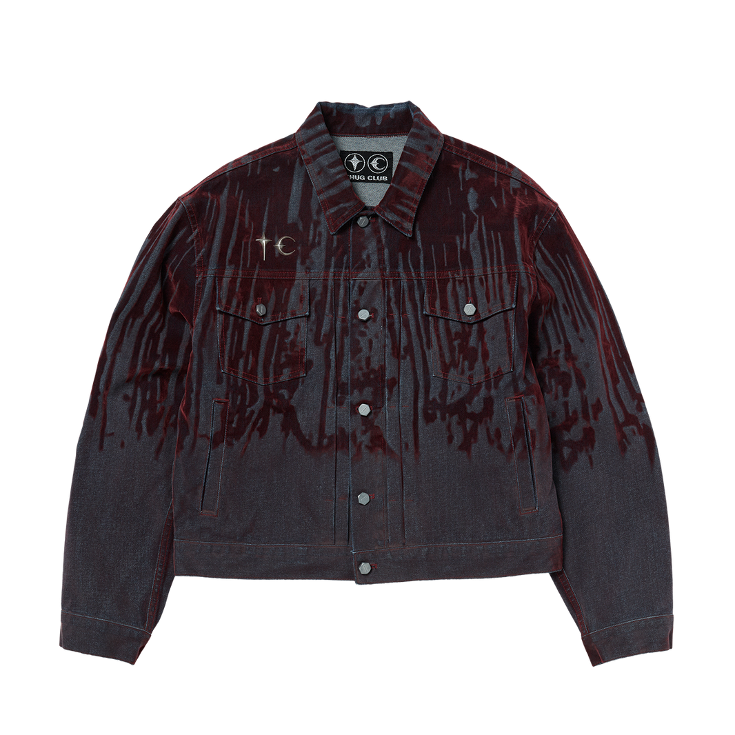 Blood Lazered Denim Jacket