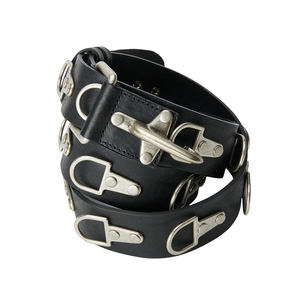 Full Metal Leather Belt