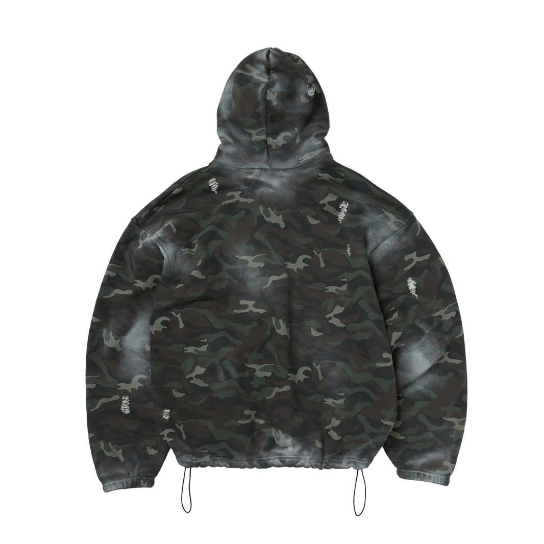 Sprayed Camoflage Rock Hoodie