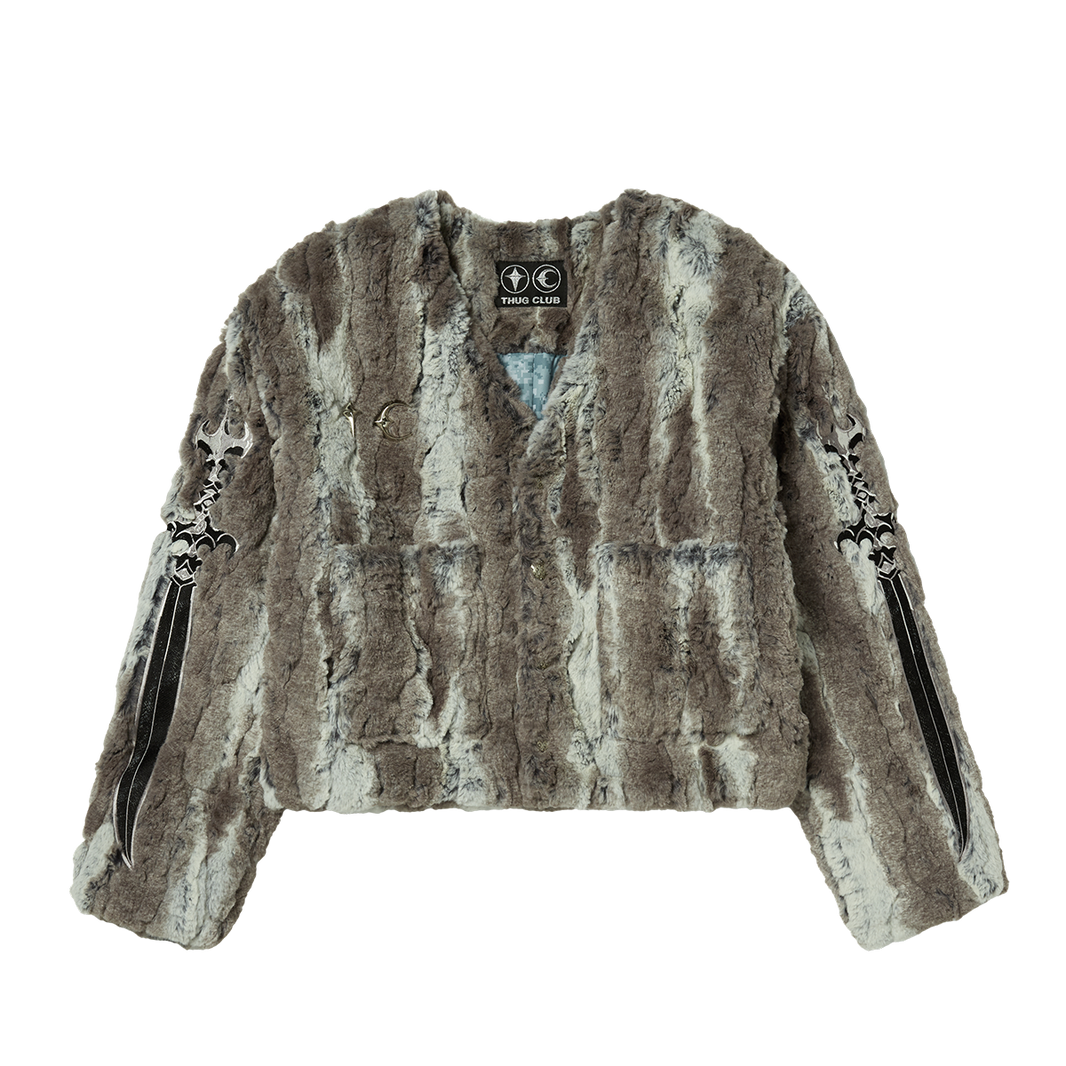 JINDO MIX Fur Jacket