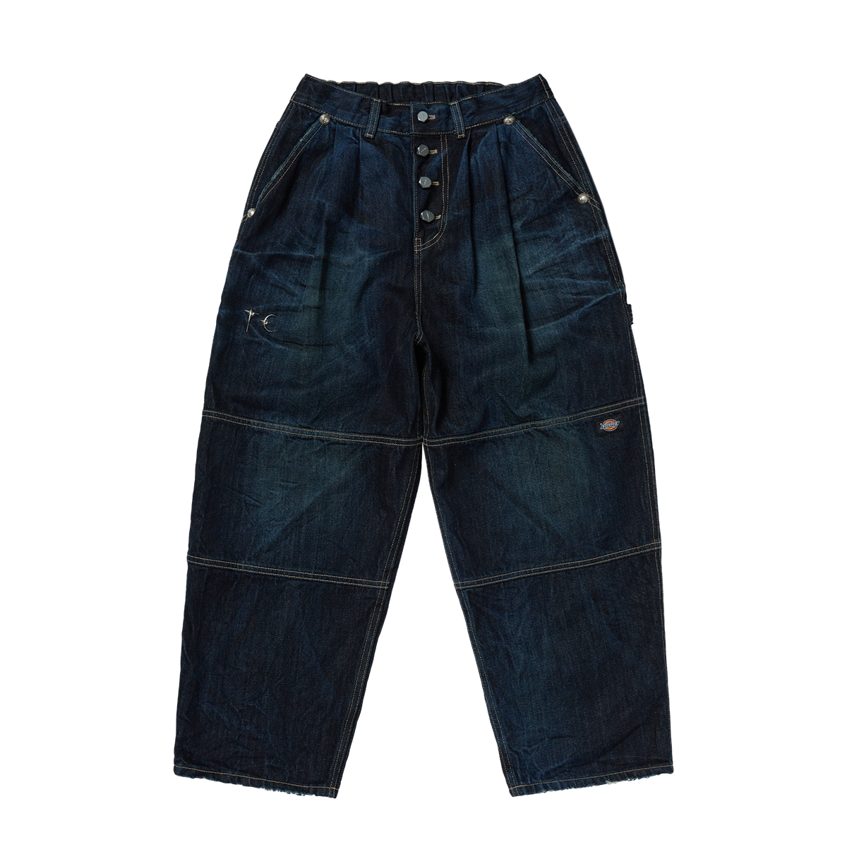 Double Knee Denim Pants